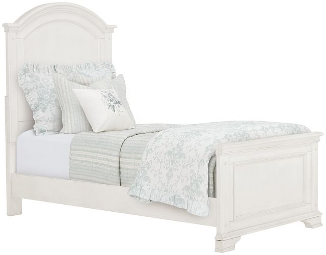 Savannah Ivory Panel Bed