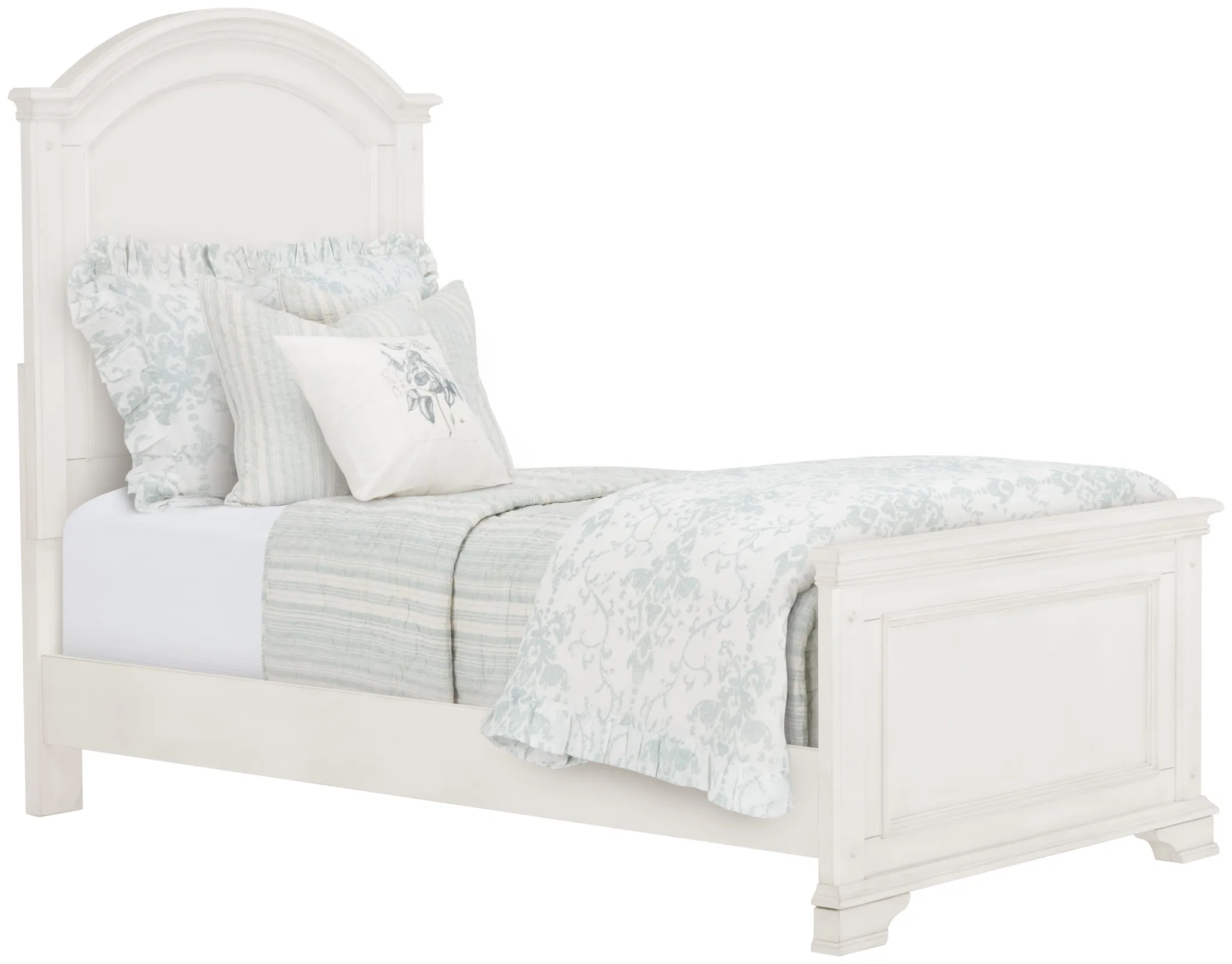 Savannah Ivory Panel Bed