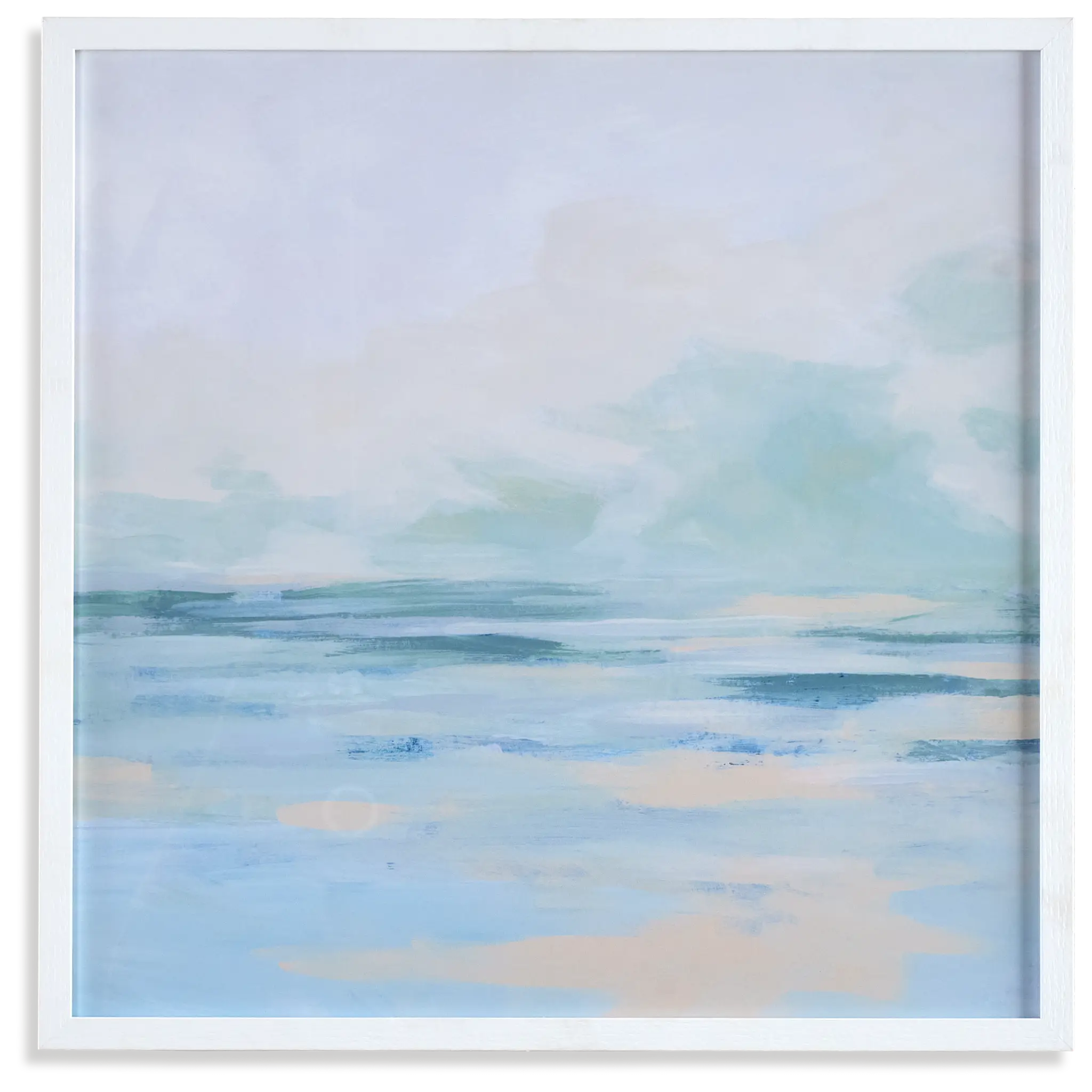 Calmo White Framed Wall Art Calmo White Framed Wall Art