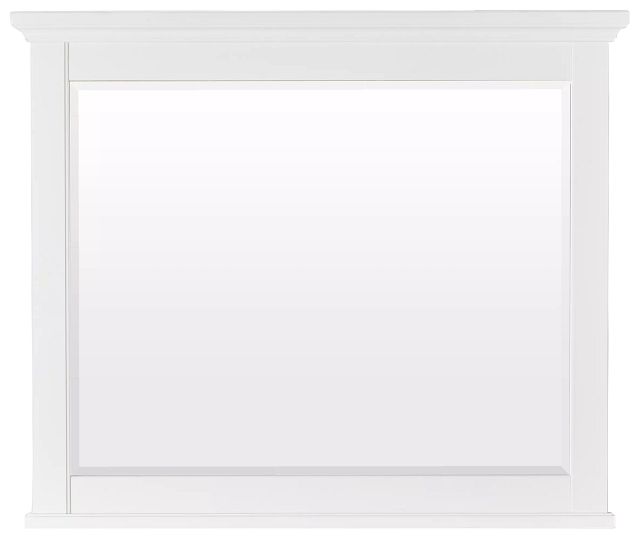 Bungalow Ivory Large Landscape Mirror