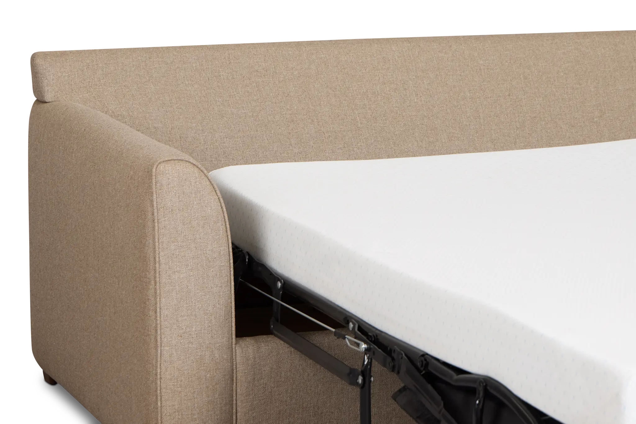 Tate Brown Fabric Memory Foam Sleeper Tate Brown Fabric Memory Foam Sleeper