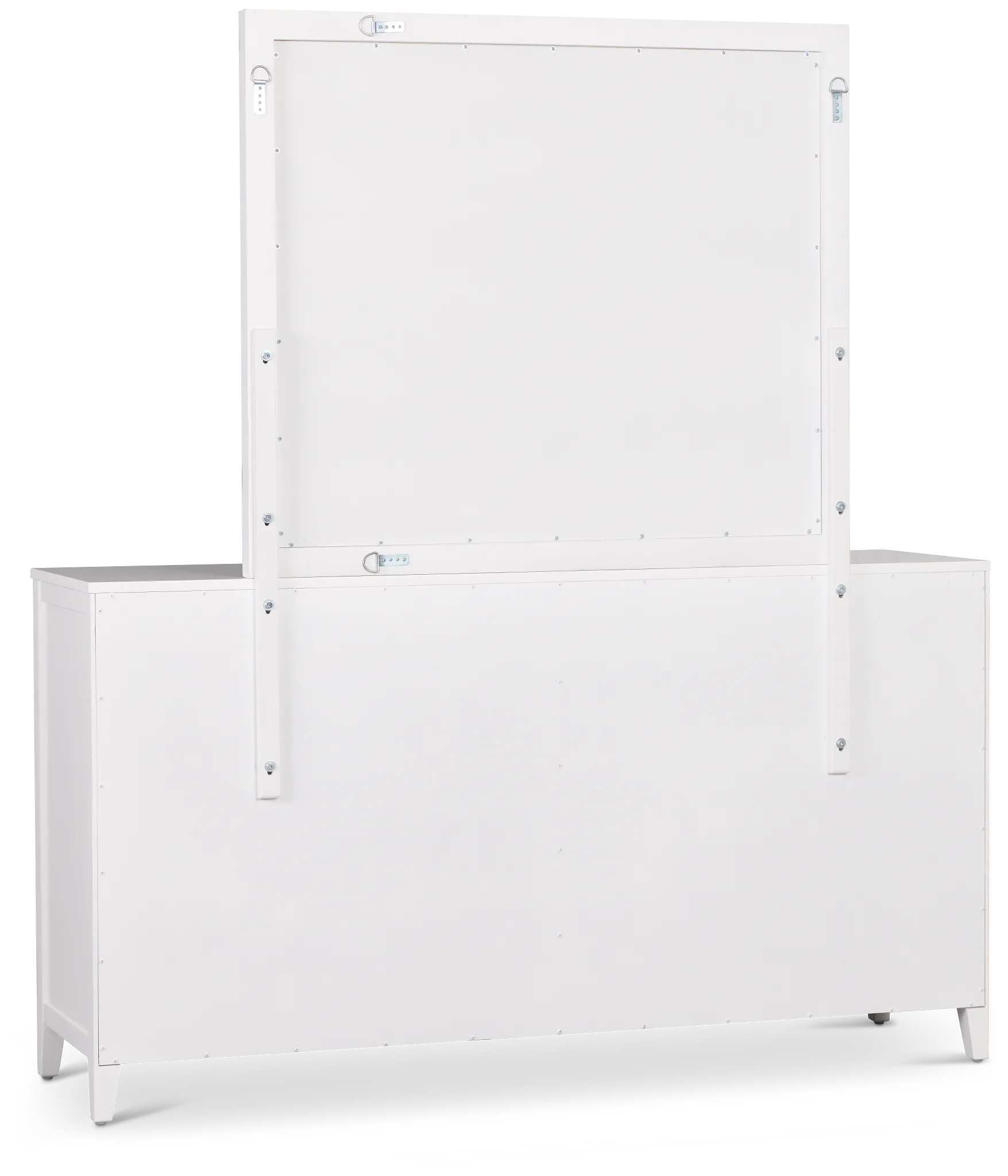 Nantucket White Dresser & Mirror