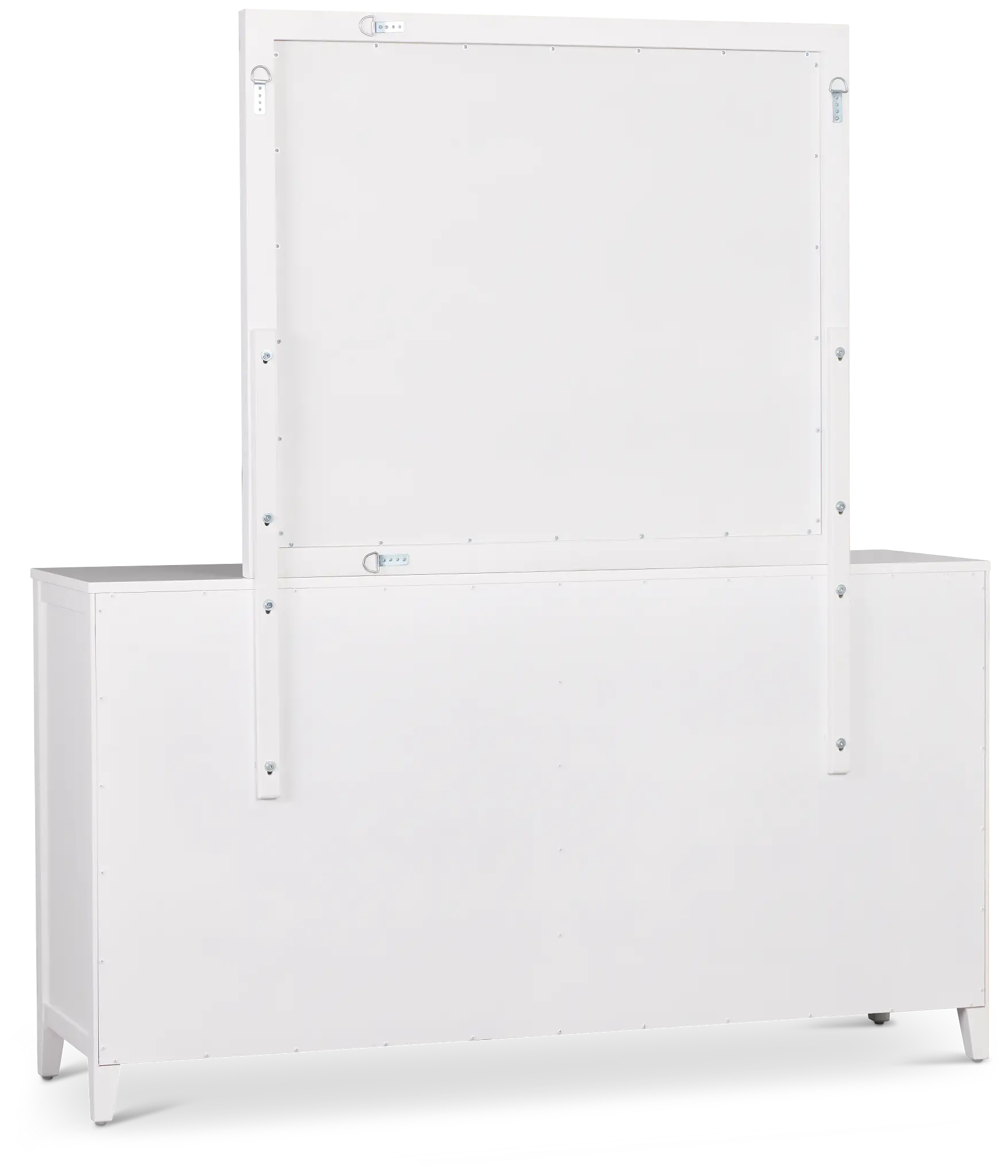 Nantucket White Dresser & Mirror Nantucket White Dresser & Mirror