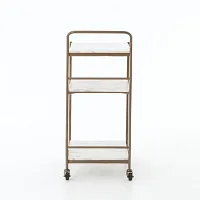 Feri Brass Rect Bar Cart Base