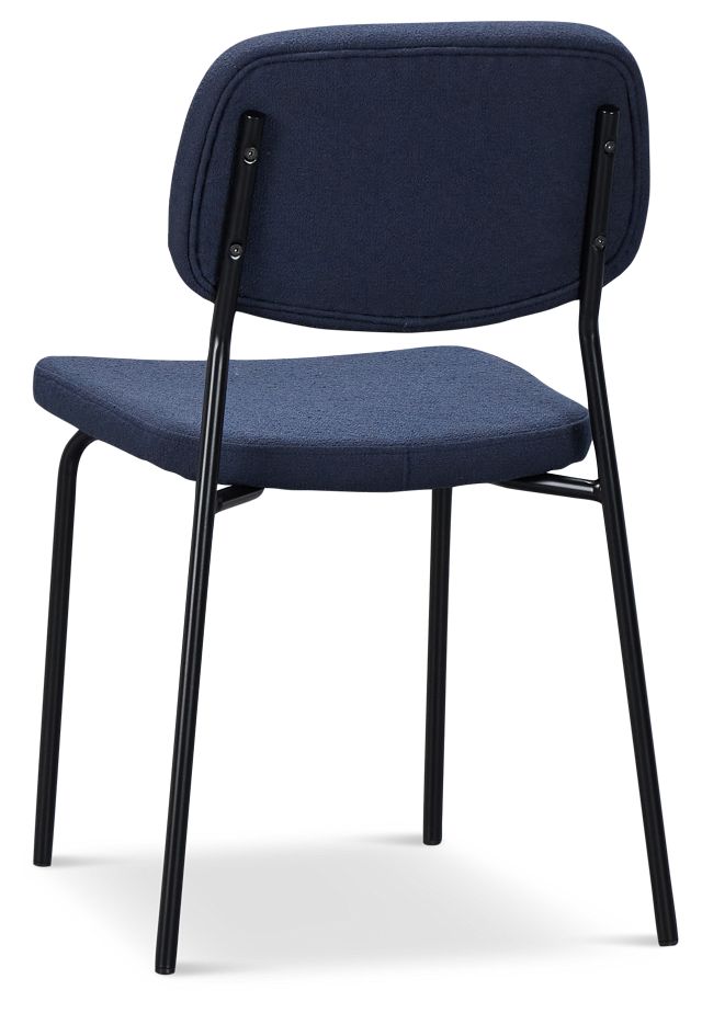 Andover Dark Blue Upholstered Side Chair