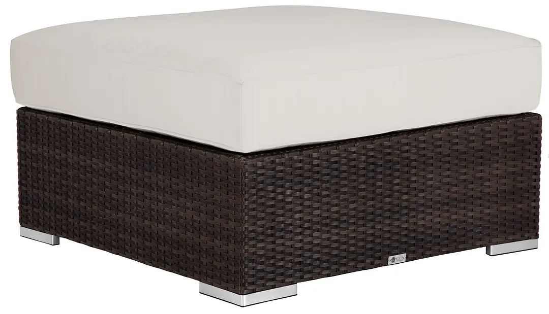 Fina White Ottoman Fina White Ottoman