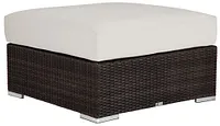 Fina White Ottoman