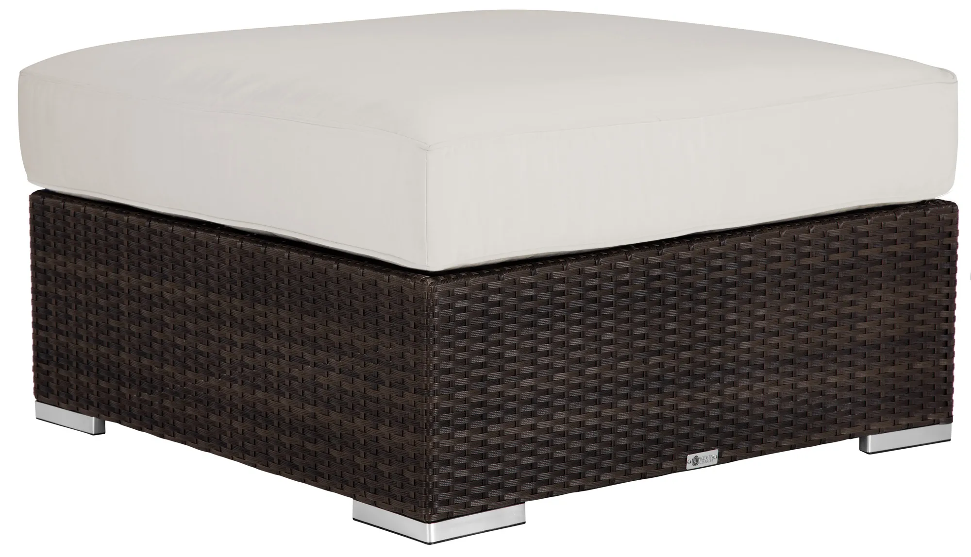 Fina White Ottoman