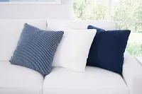 Peyton White 20" Accent Pillow
