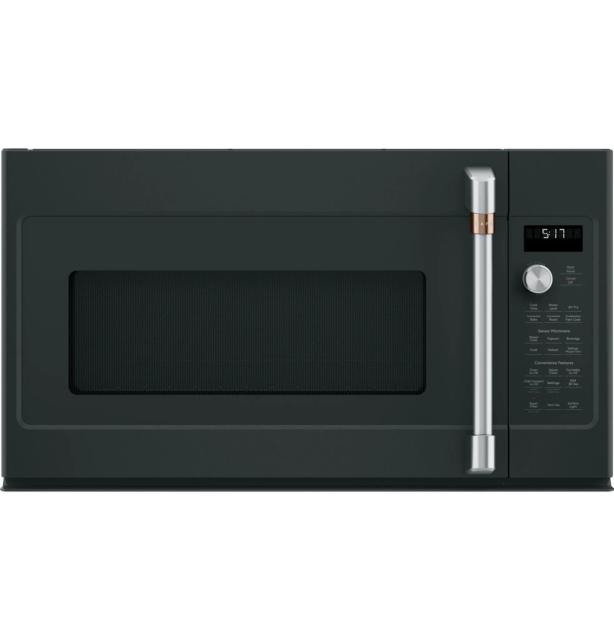 Cafe 517 Series Black Over-the-range Microwave