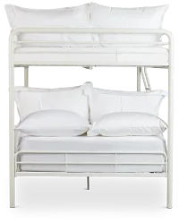 Rory White Metal Bunk Bed