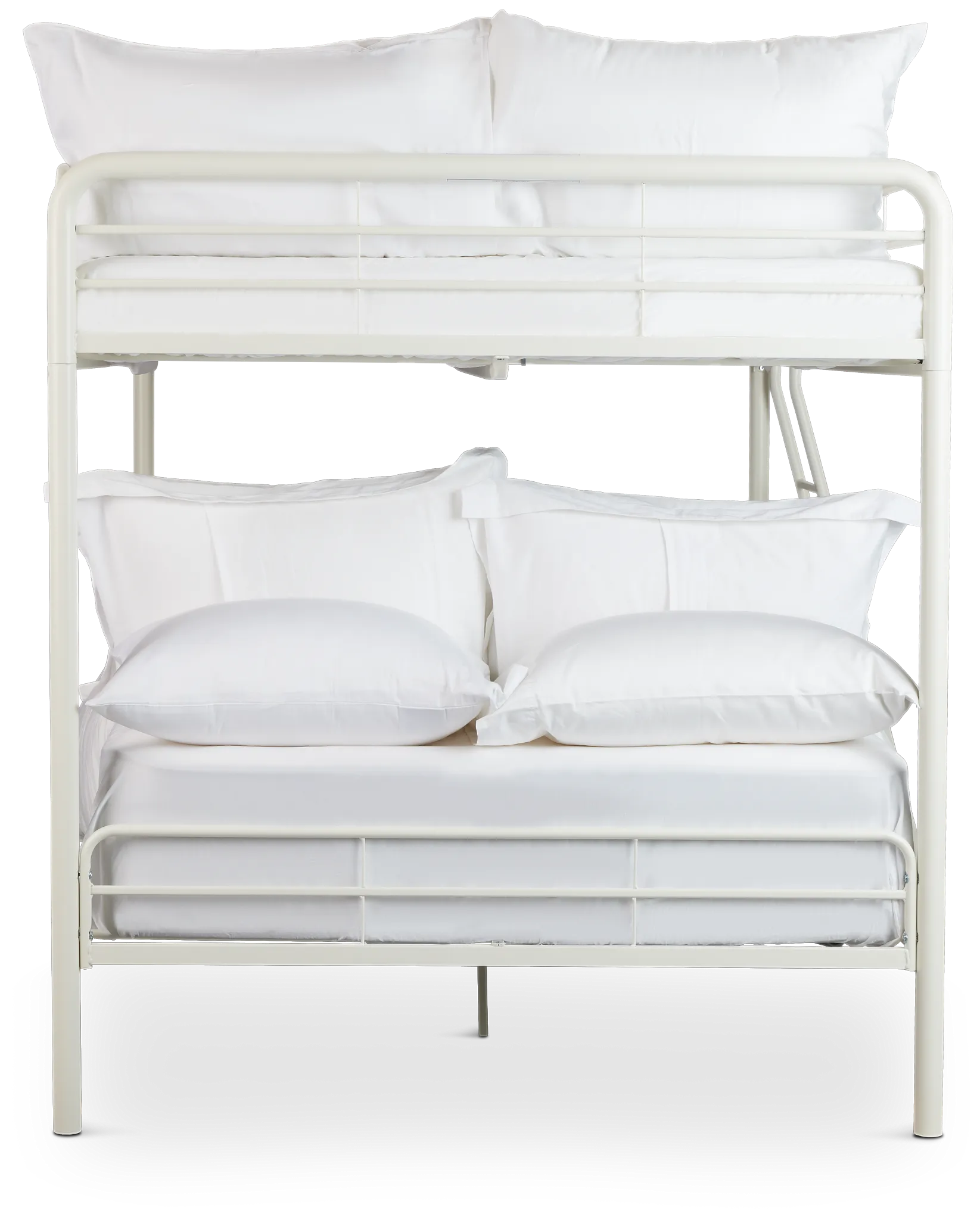 Rory White Metal Bunk Bed