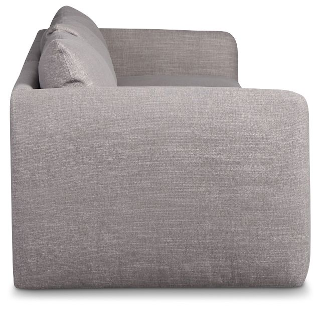 Serena Gray Fabric 3-piece Modular Sofa