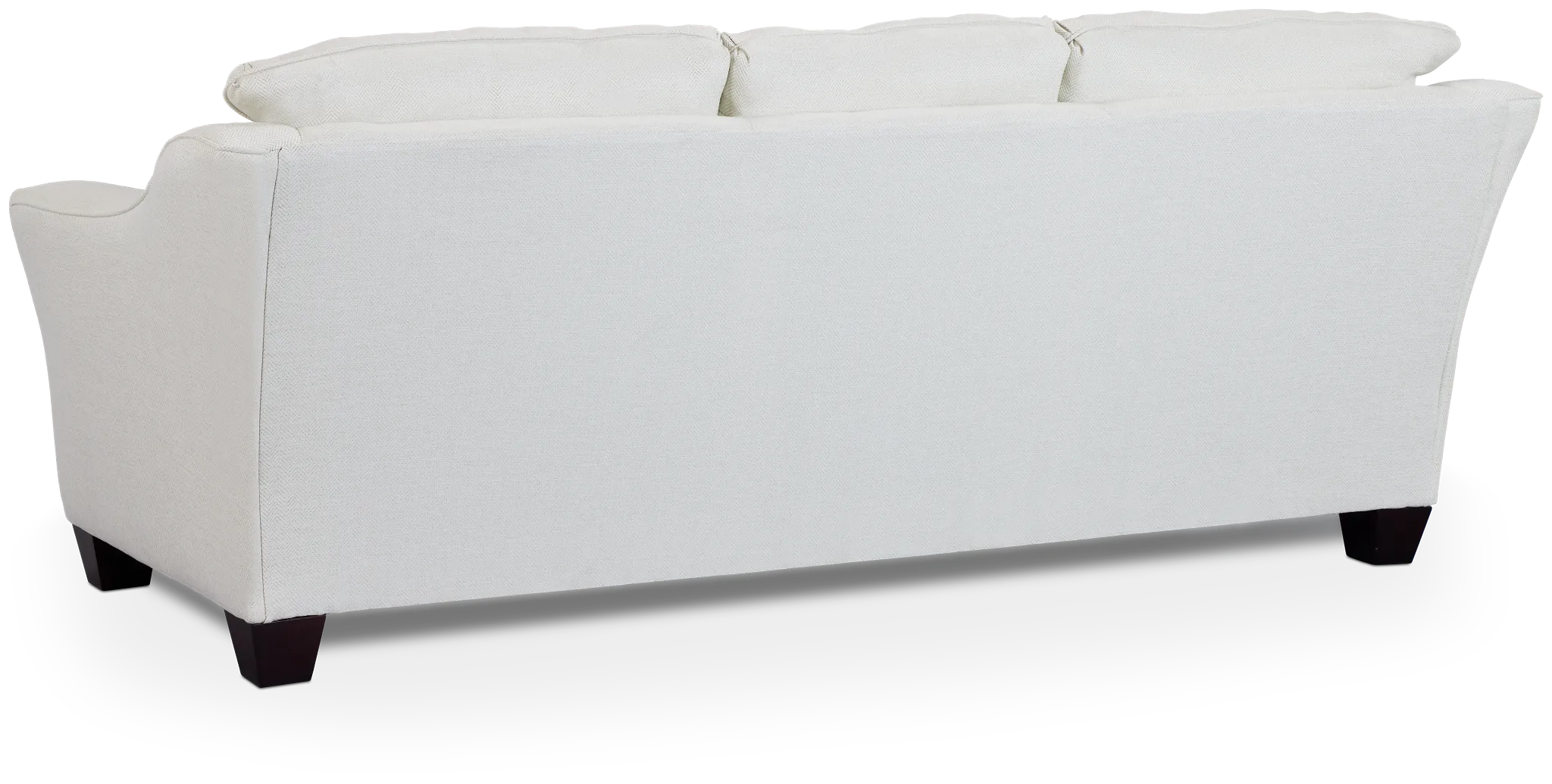 Avery White Fabric Sofa