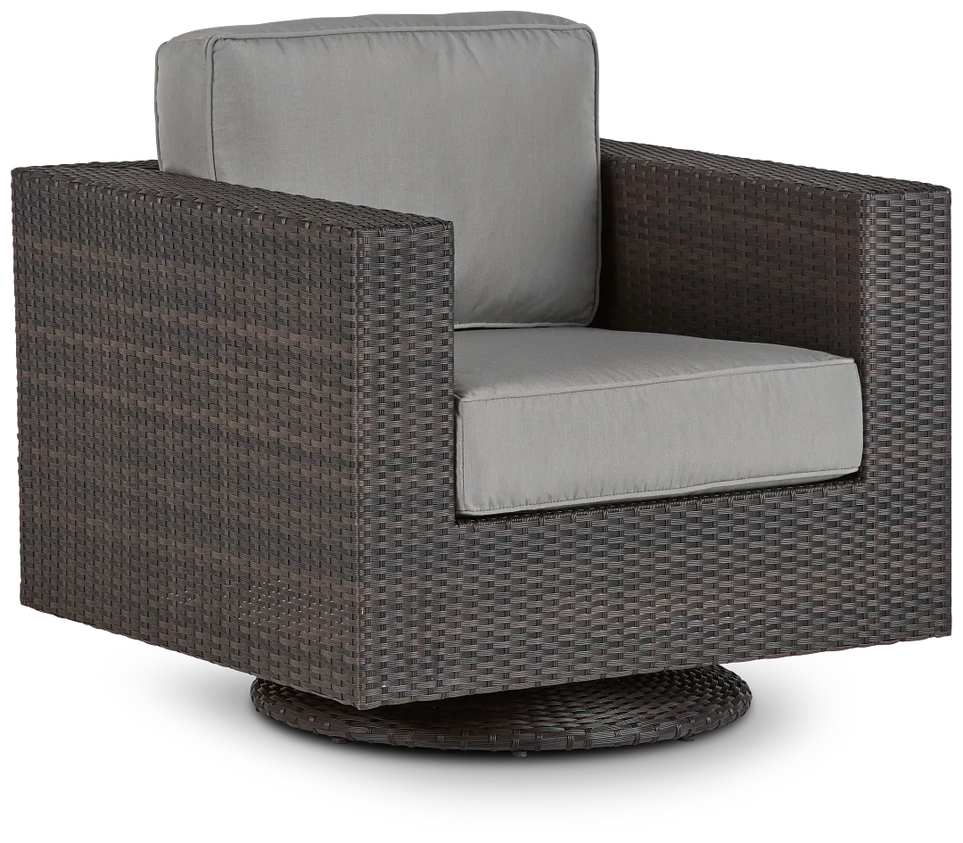 Fina Gray Swivel Chair