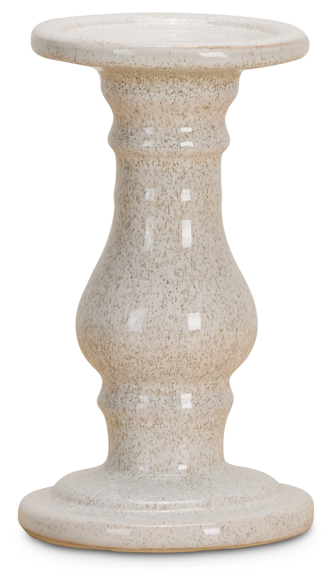 Eme White Small Candle Holder