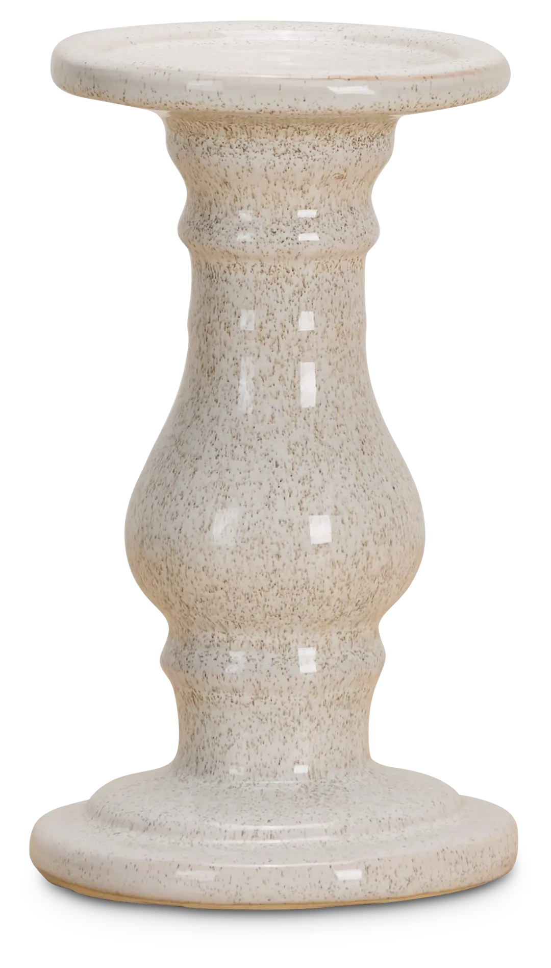 Eme White Small Candle Holder Eme White Small Candle Holder