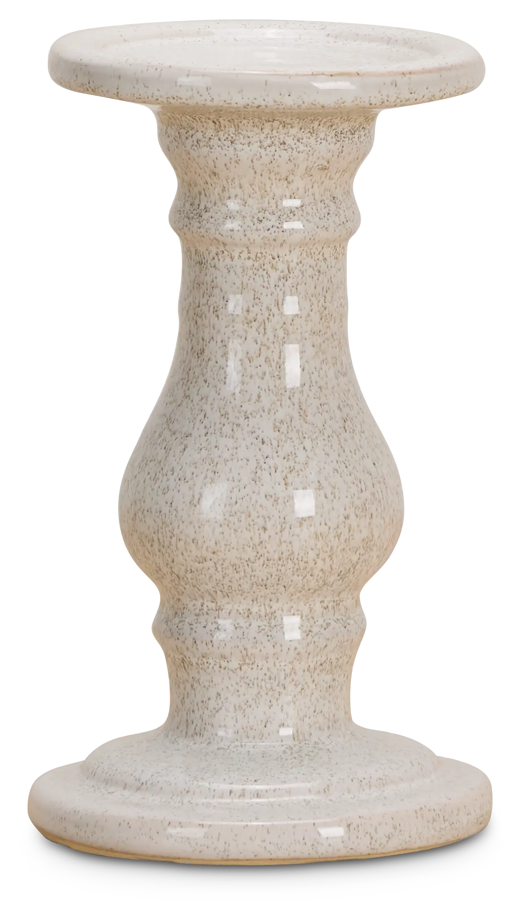 Eme White Small Candle Holder Eme White Small Candle Holder