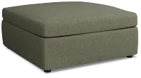 Destin Sutton Green Fabric Cocktail Ottoman