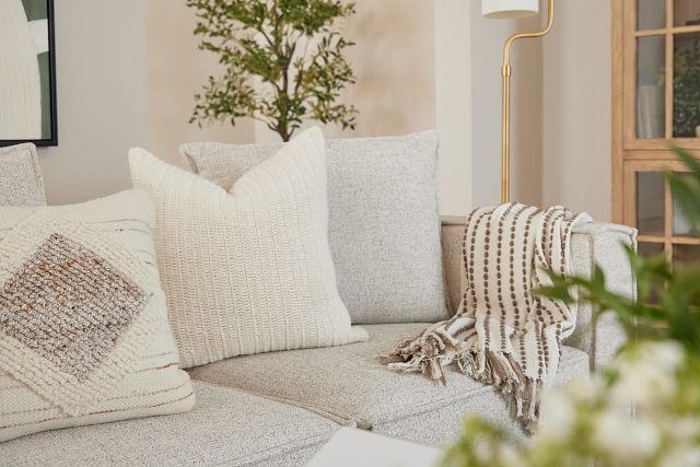 Macie Ivory Accent Pillow