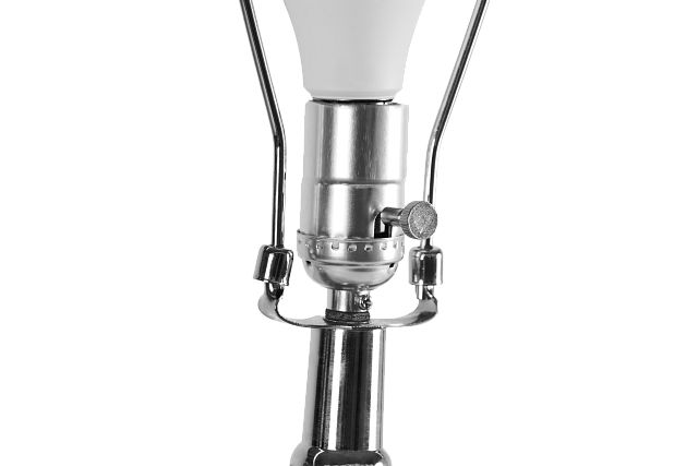 Becca White Polyresin Table Lamp