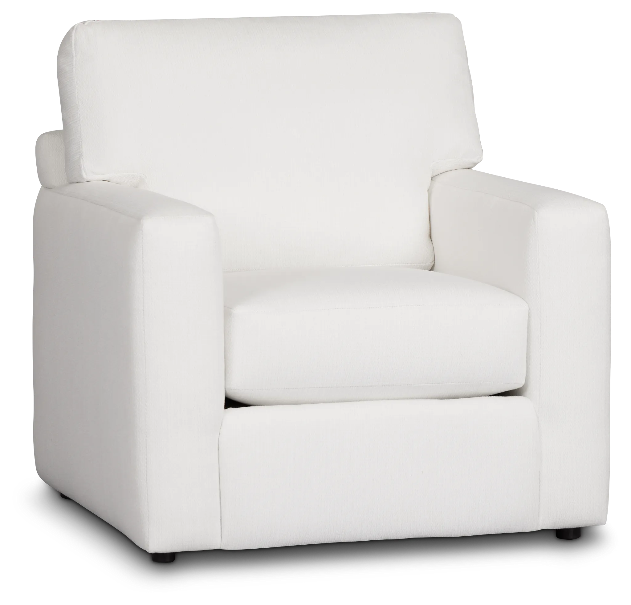 Rhodes White Fabric Chair