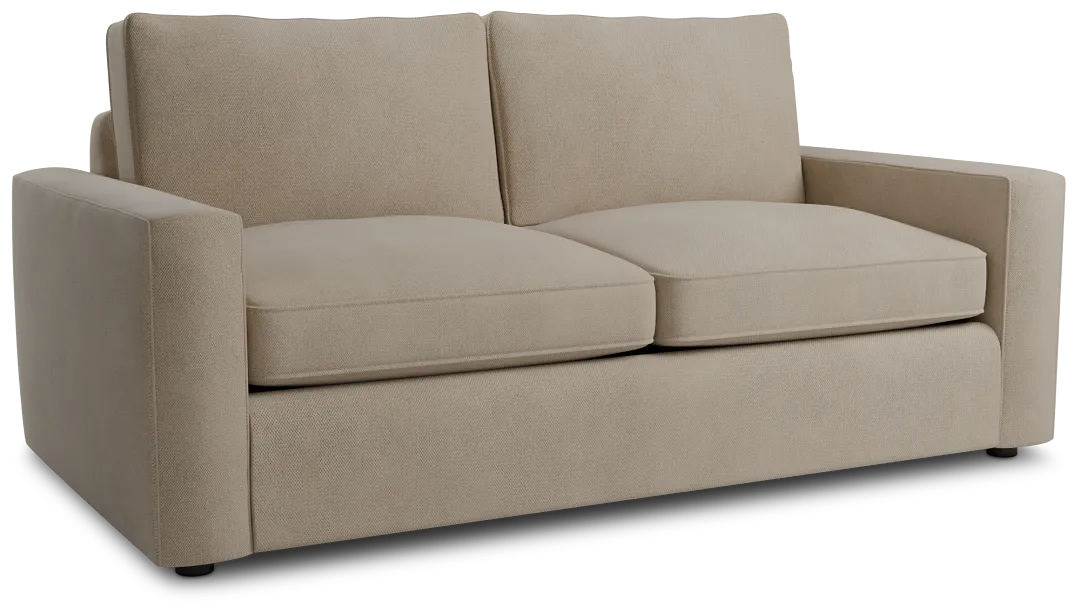 Siesta Peyton Beige Fabric Cooling Memory Foam Sleeper