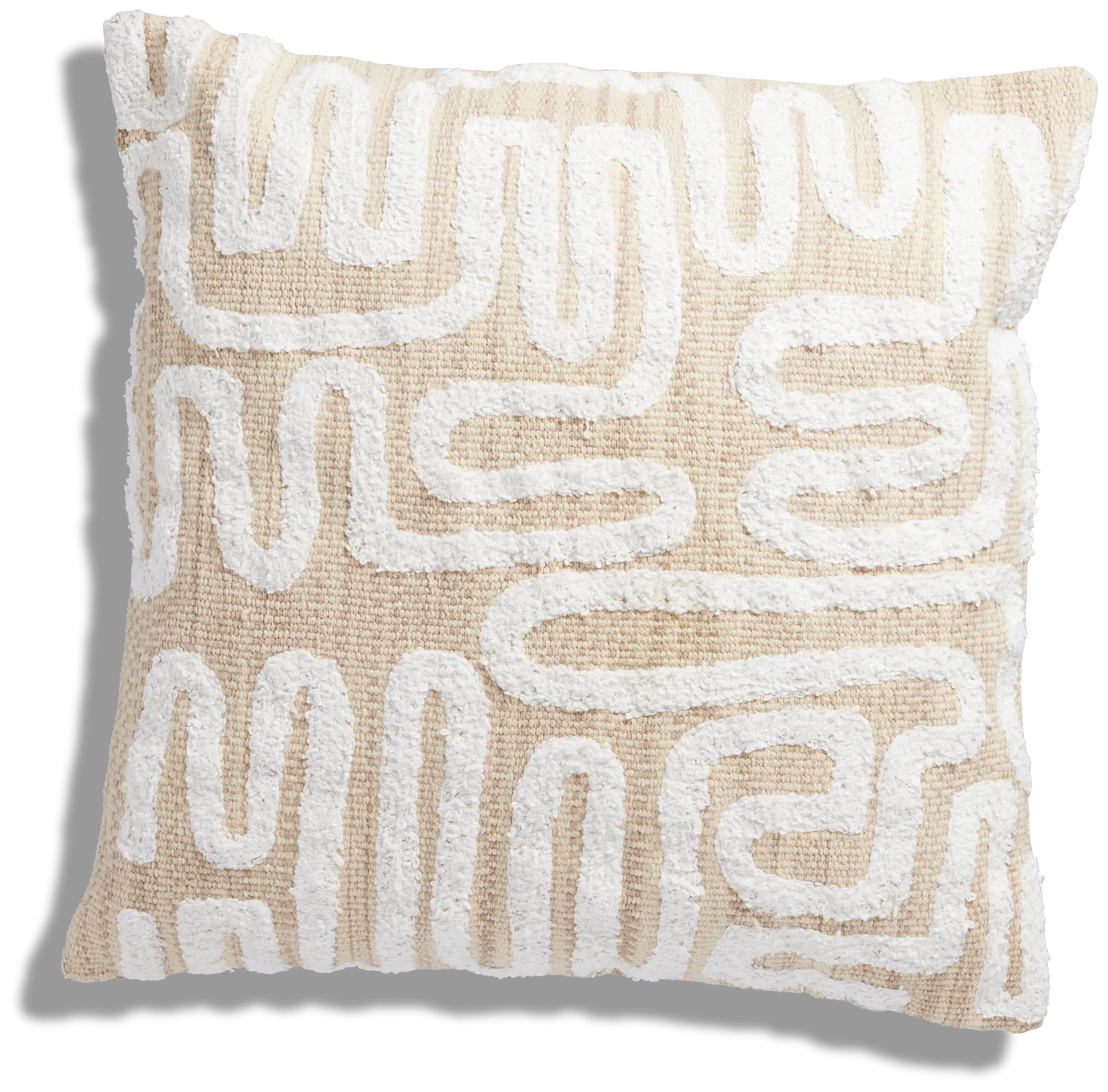 Benji Ivory 20" Accent Pillow Benji Ivory 20" Accent Pillow