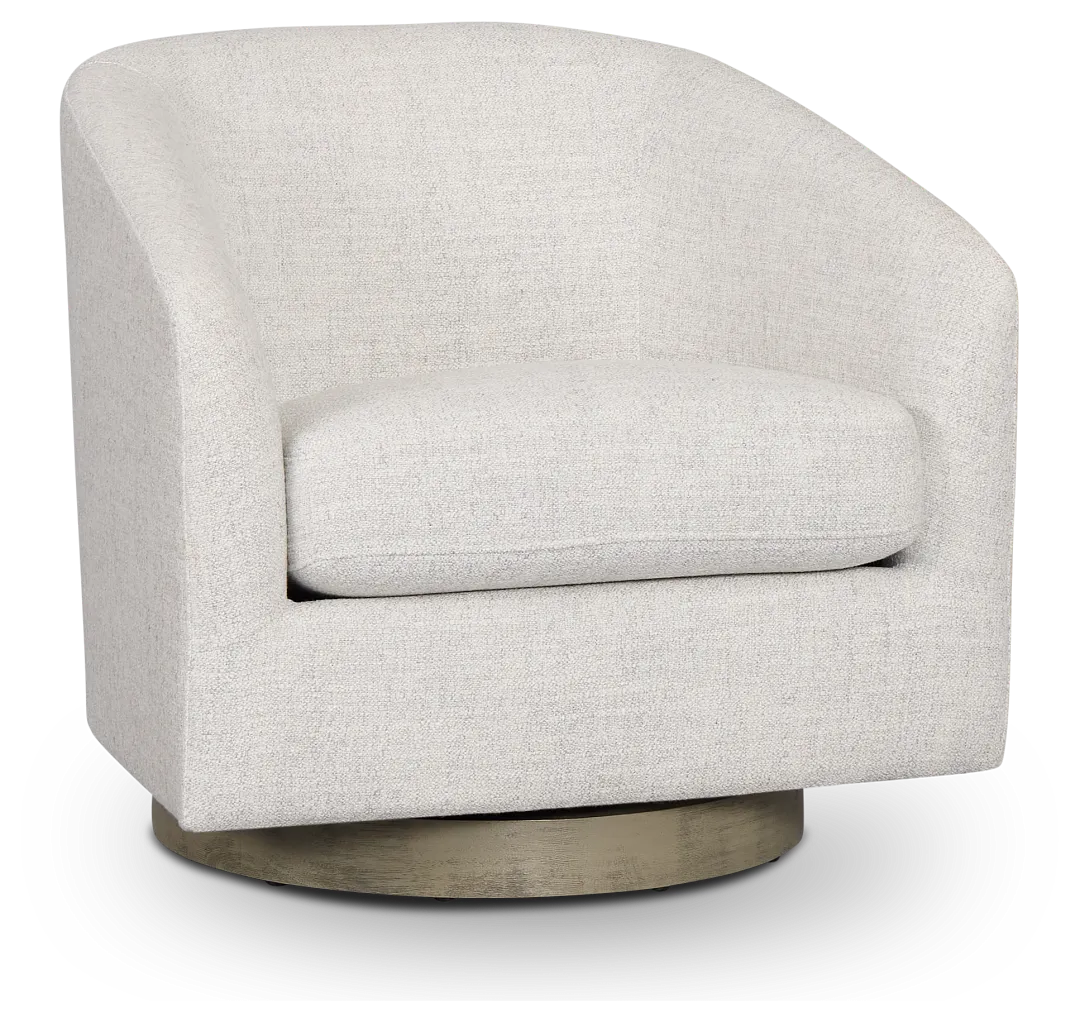 Paloma Gray Fabric Accent Chair