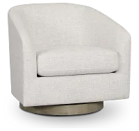 Paloma Gray Fabric Accent Chair