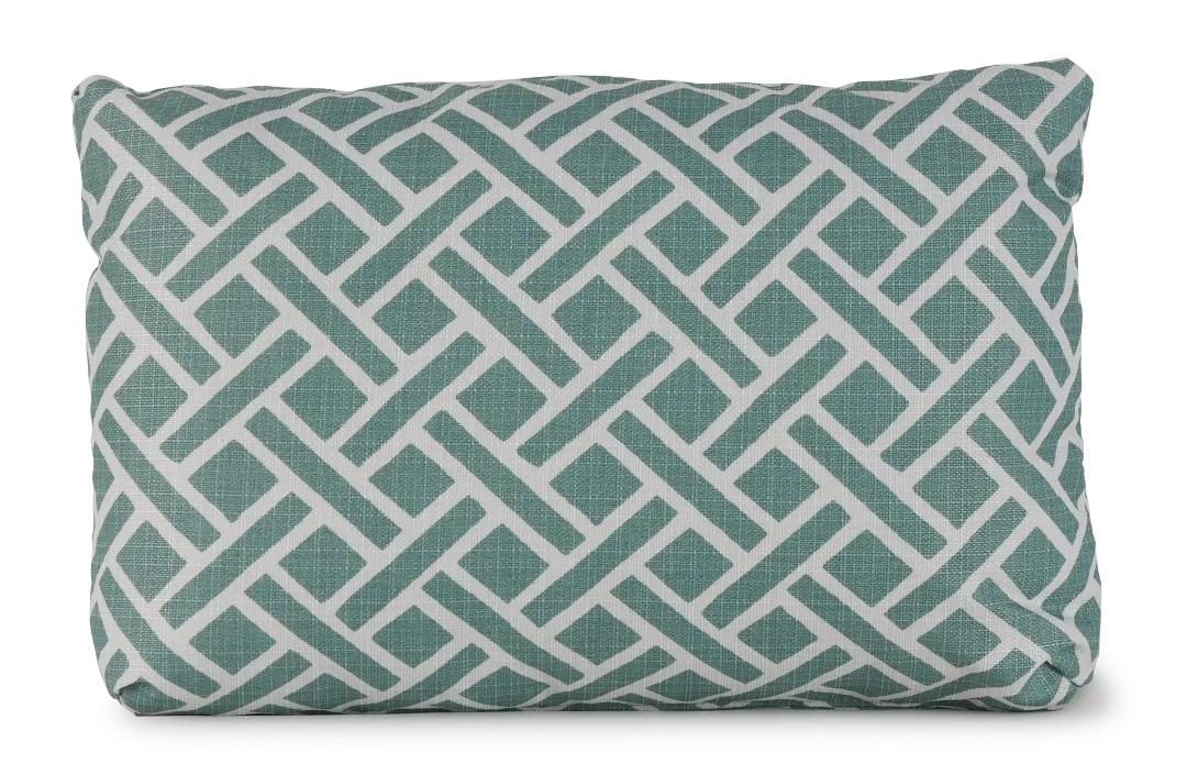 Eastwood Light Blue Lumbar Indoor/outdoor Accent Pillow