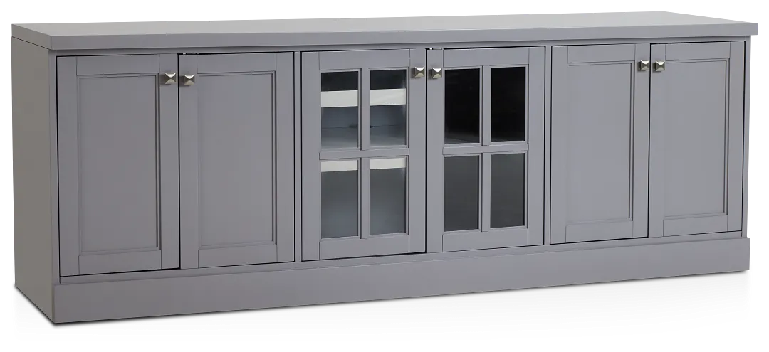 Newport Gray 84" Tv Stand