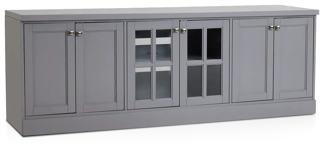 Newport Gray 84" Tv Stand Newport Gray 84" Tv Stand