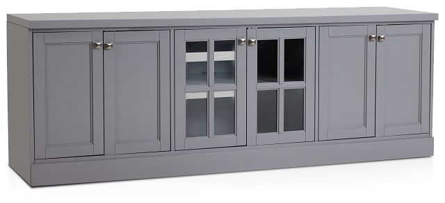 Newport Gray 84" Tv Stand