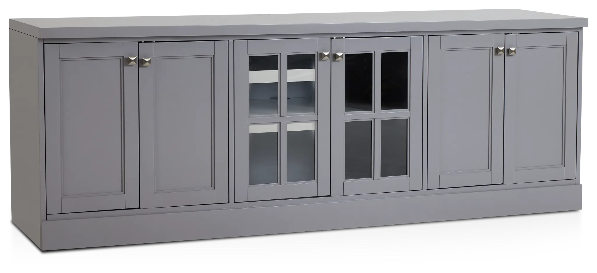 Newport Gray 84" Tv Stand