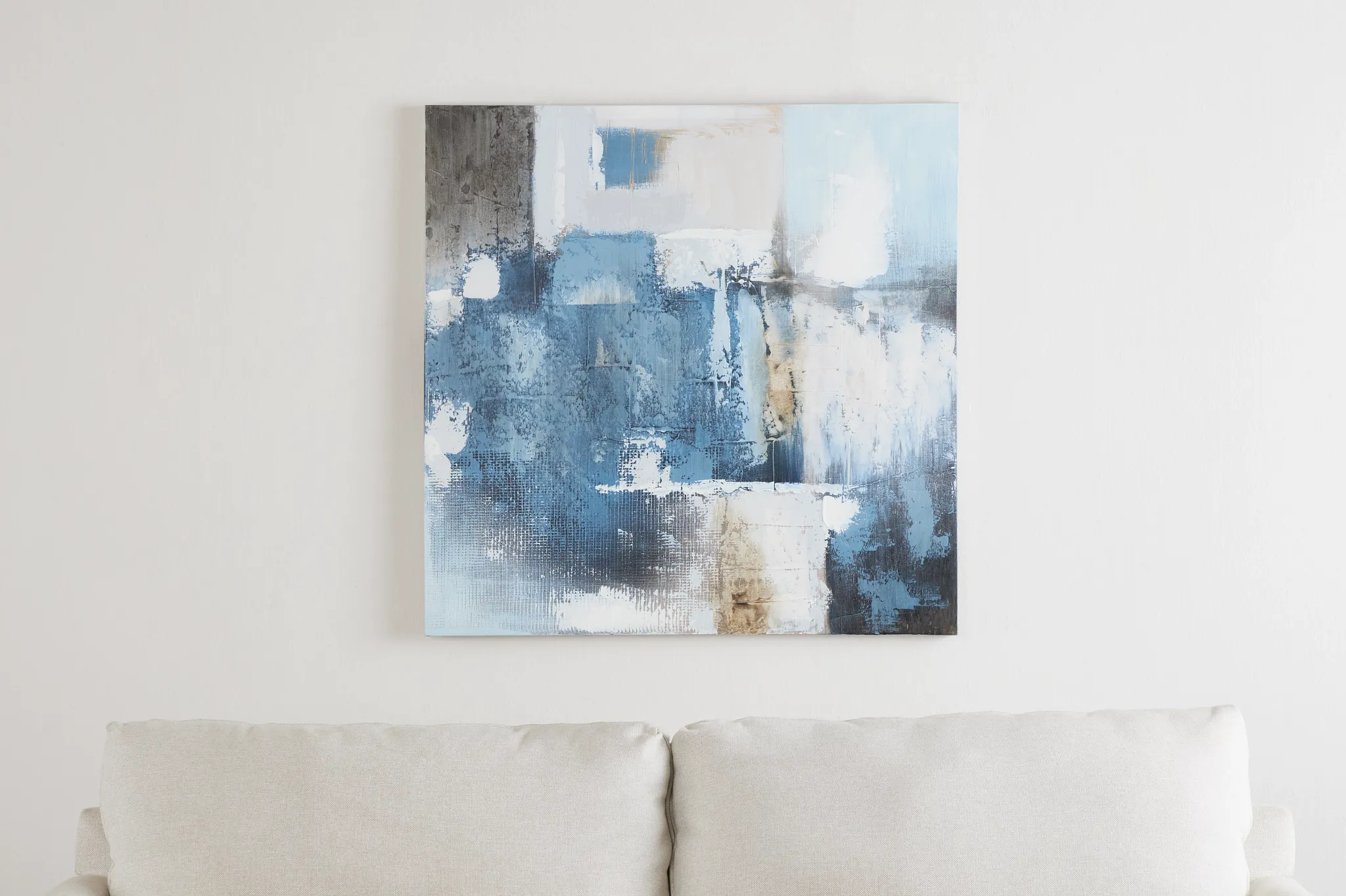 Swatch Blue Canvas Wall Art