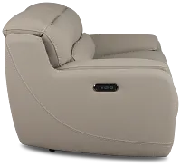 Jett Gray Micro Power Reclining Loveseat