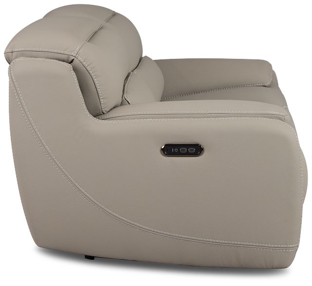 Jett Gray Micro Power Reclining Loveseat