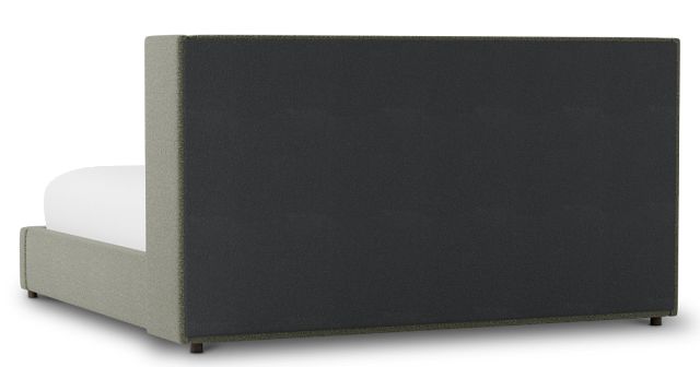 Captiva Sutton Green 48" Upholstered Shelter Bed