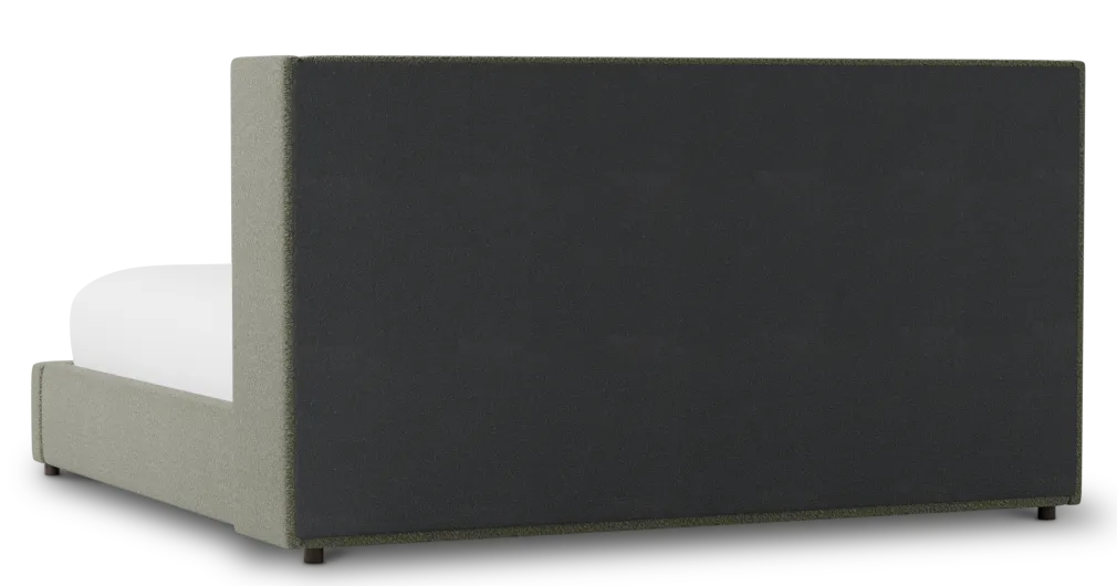 Captiva Sutton Green 48" Upholstered Shelter Bed