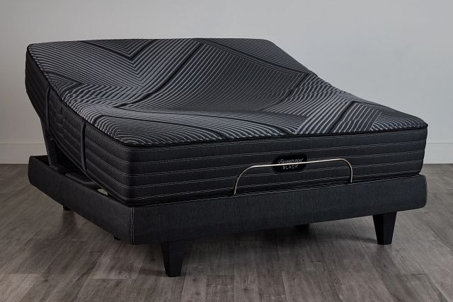 Beautyrest Black Lx-class Medium Hybrid Black Luxury Adjustable Mattress Set