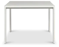 Sunrise White 65" Rectangular Table
