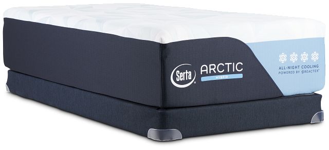 Serta Arctic Premier Plush Hybrid Low-profile Mattress Set
