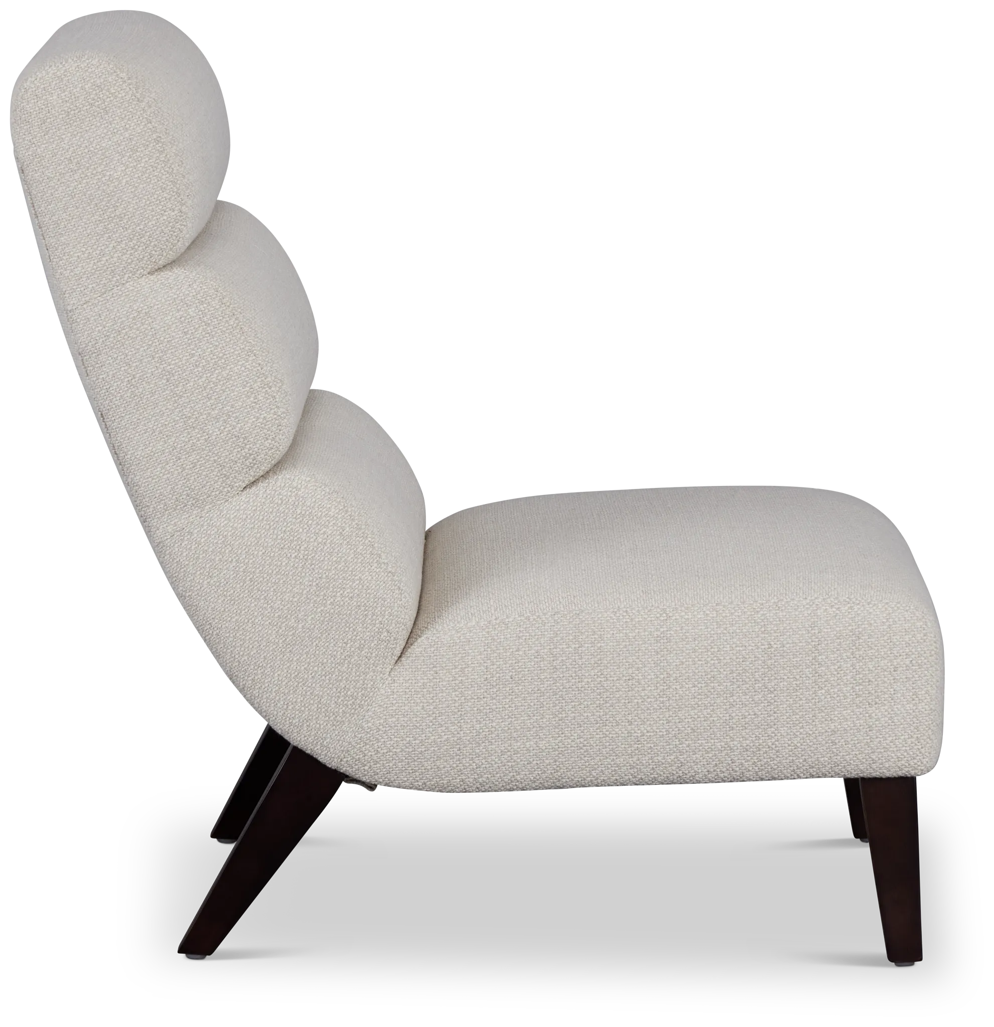 Emily Beige Fabric Accent Chair