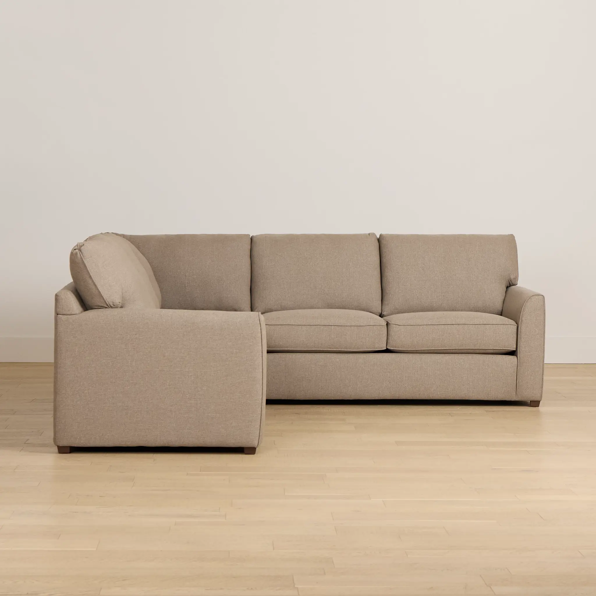 Tate Brown Fabric Small Two-arm Sectional Tate Brown Fabric Small Two-arm Sectional