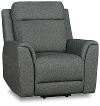Gavin Dark Gray Fabric Power Lift Recliner