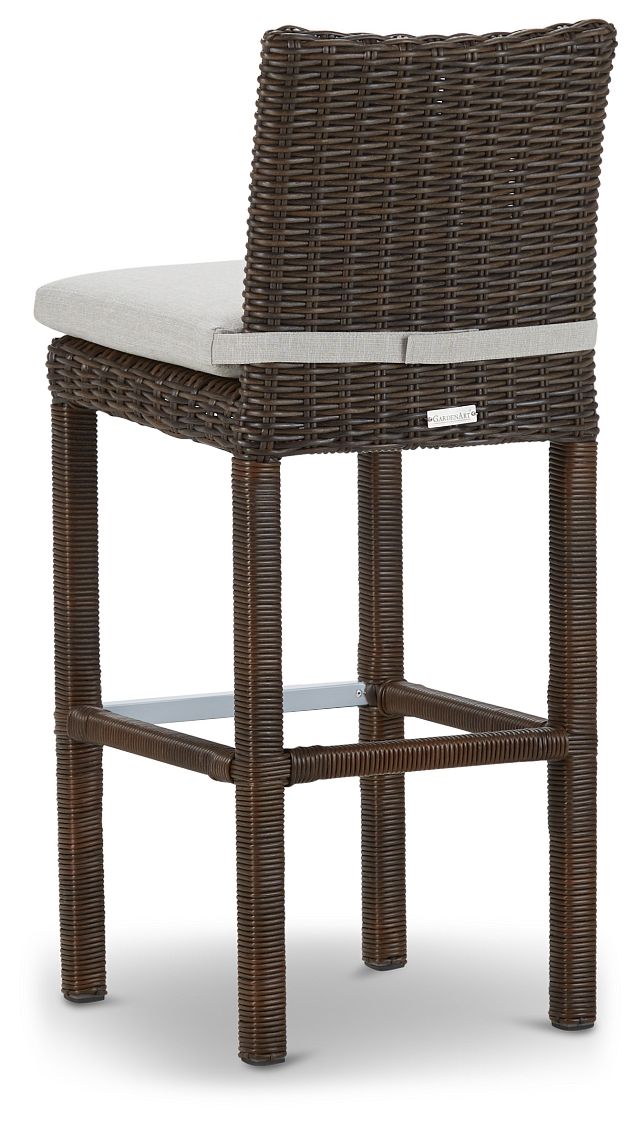 Southport Gray Woven 30" Barstool