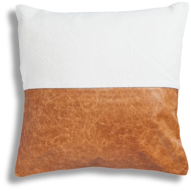 Canya Ivory Square Accent Pillow