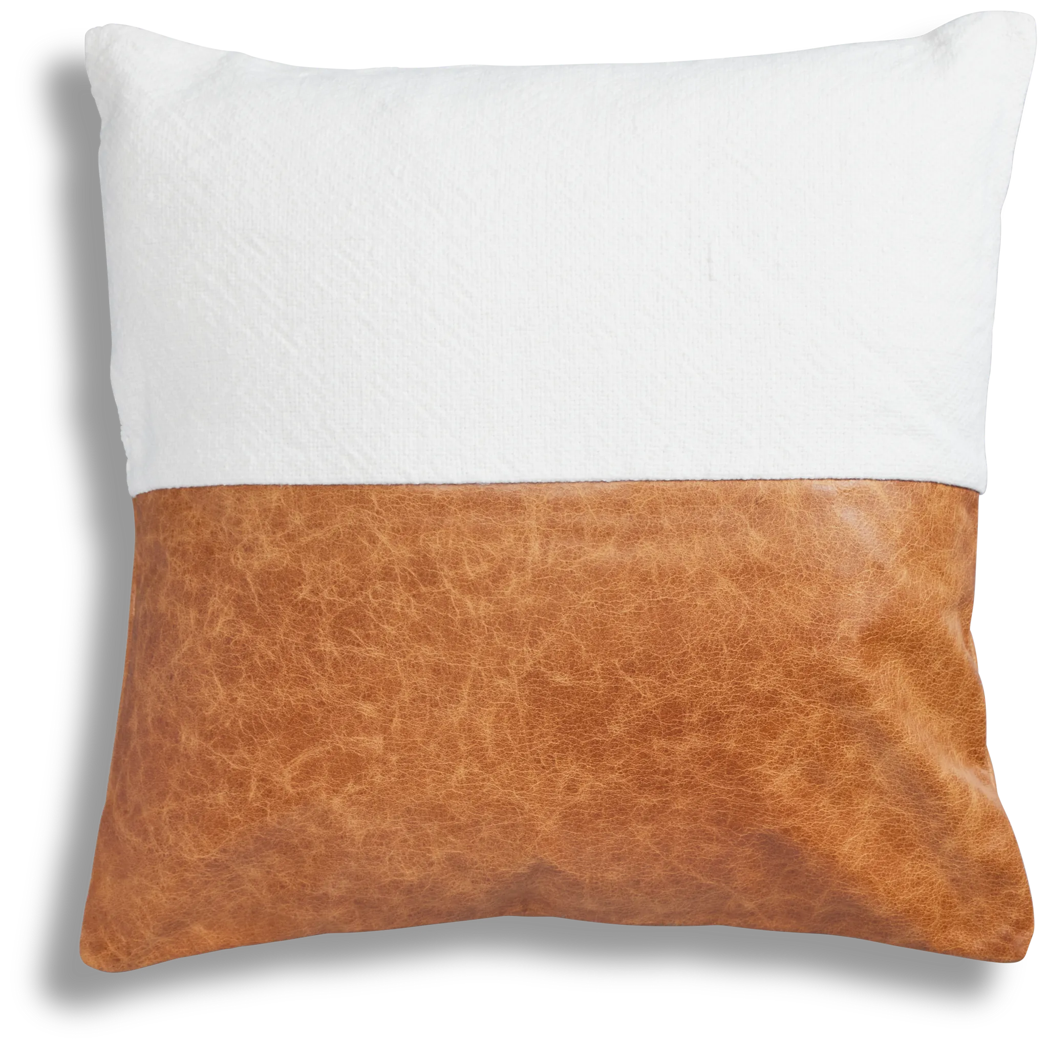 Canya Ivory Square Accent Pillow
