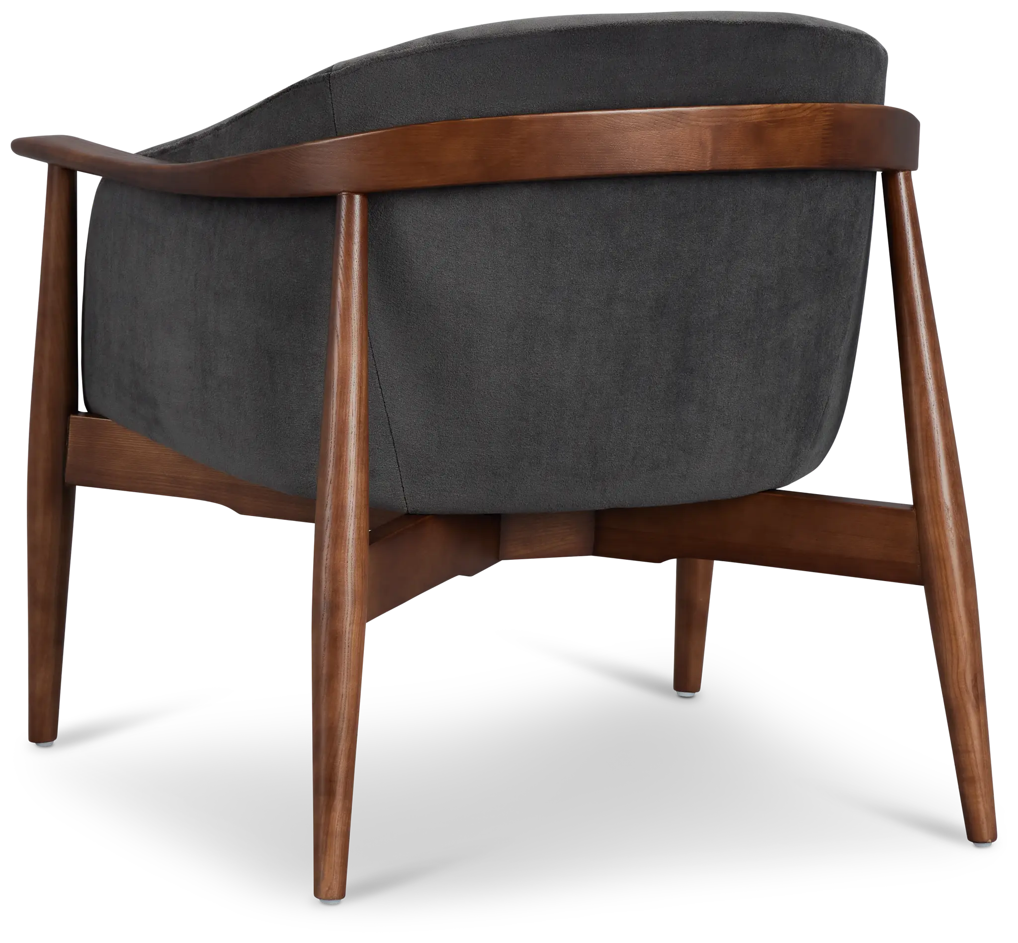 Nova Dark Gray Velvet Accent Chair Nova Dark Gray Velvet Accent Chair